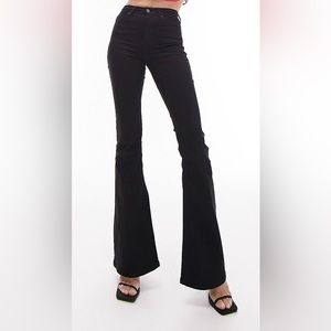 Topshop - black flare jeans